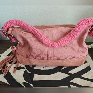 Coach Pink Shoulder Bag - 9363
